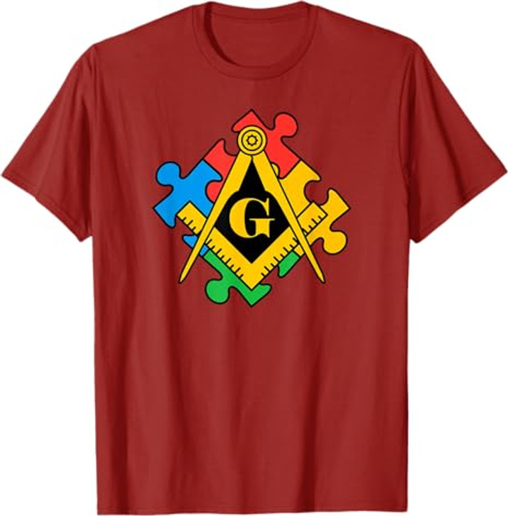 Autism Awareness T-shirt, Freemason Masonic Lodge, Mason T-Shirt