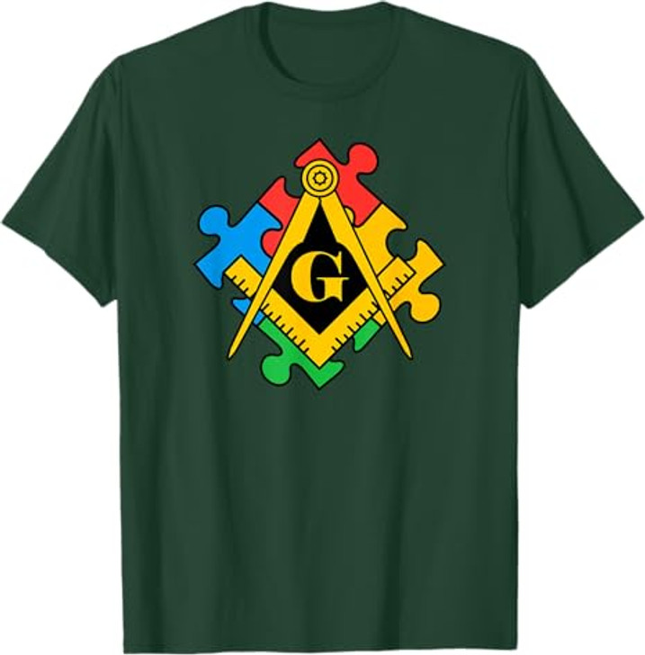 Autism Awareness T-shirt, Freemason Masonic Lodge, Mason T-Shirt