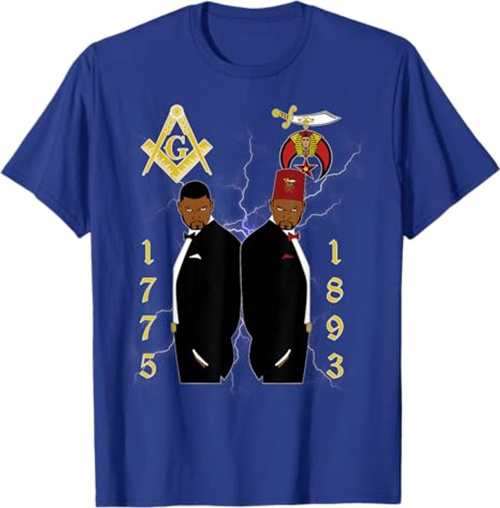 Shriners 1893 Masons 1775 Shrine PHA Mason Brothers Masonic T-Shirt