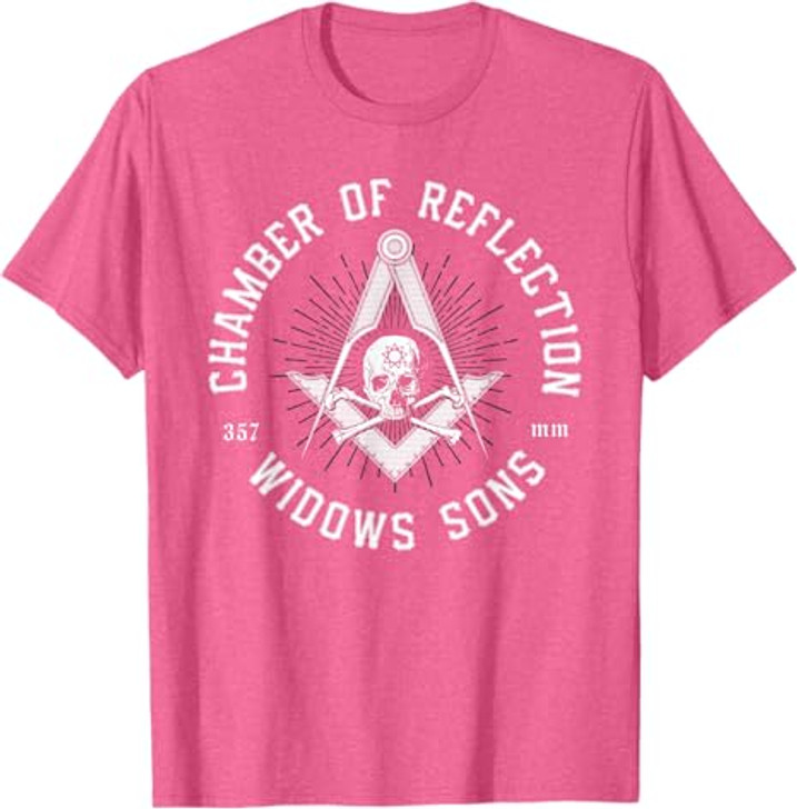 Widows Sons Masonic Square and Compass - Freemason T-Shirt
