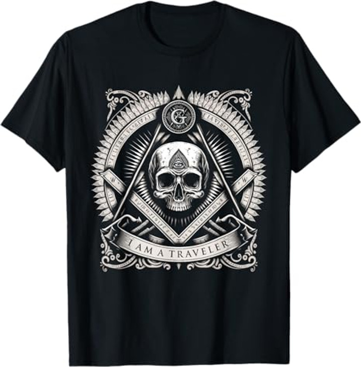 Masonic Skull - Freemason T-Shirt
