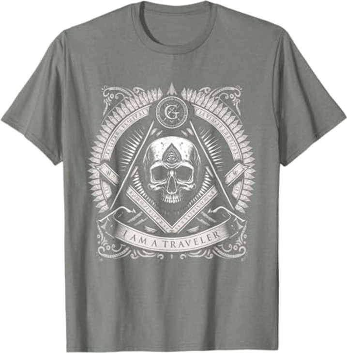 Masonic Skull - Freemason T-Shirt