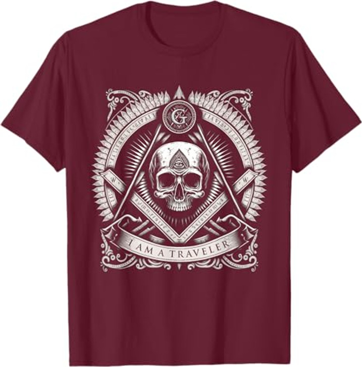 Masonic Skull - Freemason T-Shirt