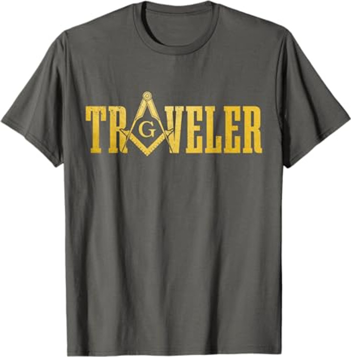 Masonic Masonic Square and Compass Travel T-Shirt