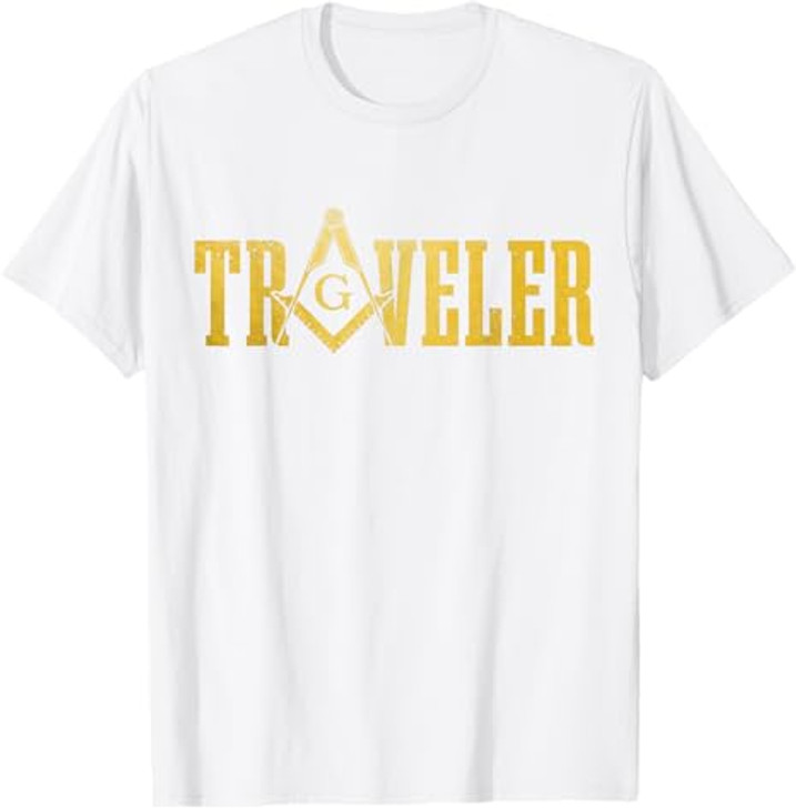 Masonic Masonic Square and Compass Travel T-Shirt