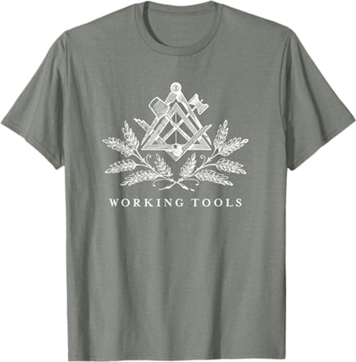 Working Tools - Mason, Masonic - Freemason T-Shirt