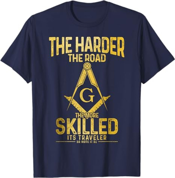 Mason Traveler Square Masonic Compass T-Shirt