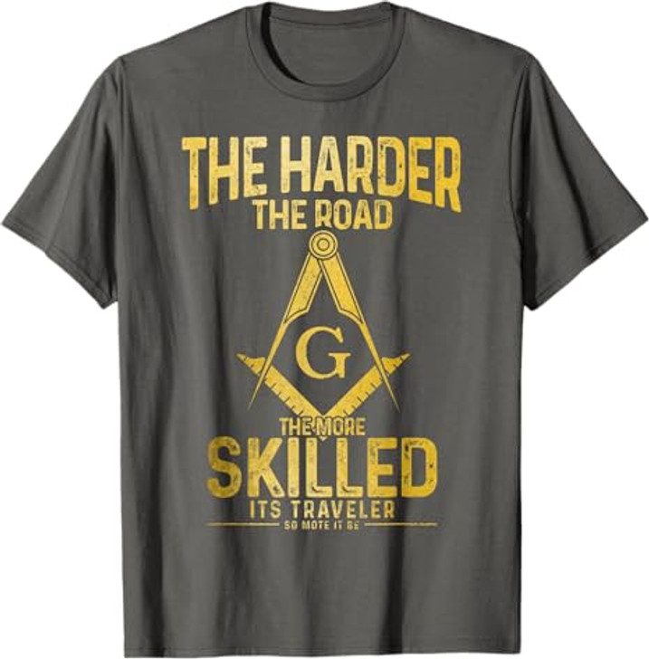 Mason Traveler Square Masonic Compass T-Shirt