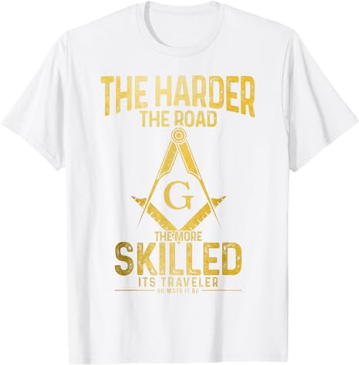 Mason Traveler Square Masonic Compass T-Shirt