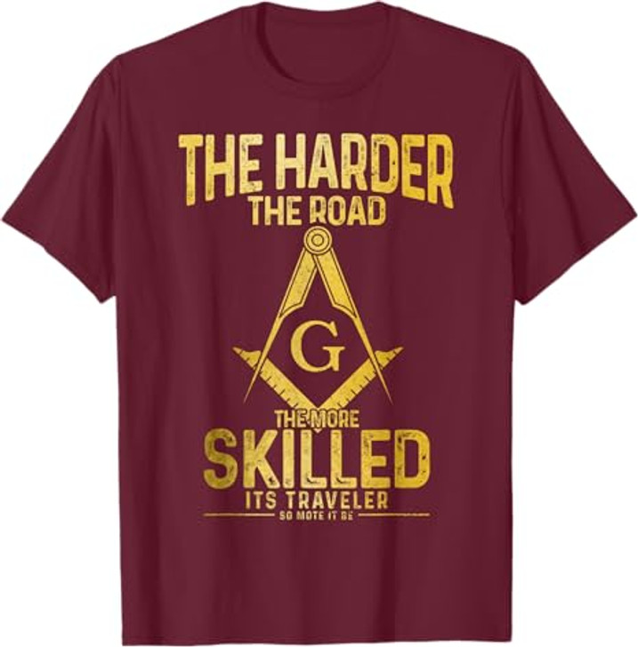 Mason Traveler Square Masonic Compass T-Shirt