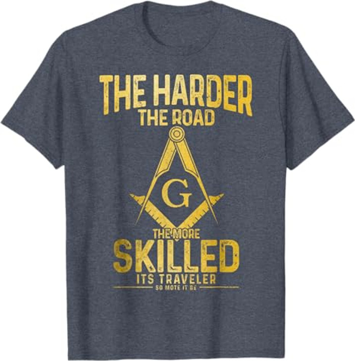 Mason Traveler Square Masonic Compass T-Shirt