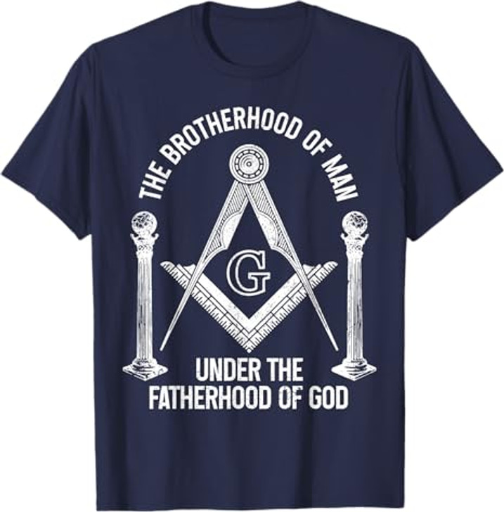Mason Freemason Masonic Symbol Square & Compass Shriner T-Shirt