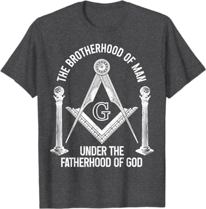Mason Freemason Masonic Symbol Square & Compass Shriner T-Shirt