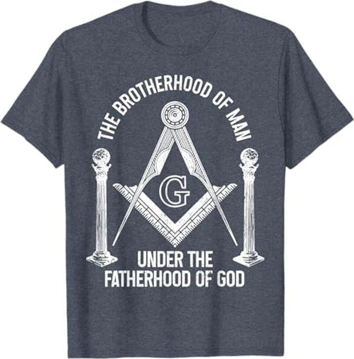 Mason Freemason Masonic Symbol Square & Compass Shriner T-Shirt