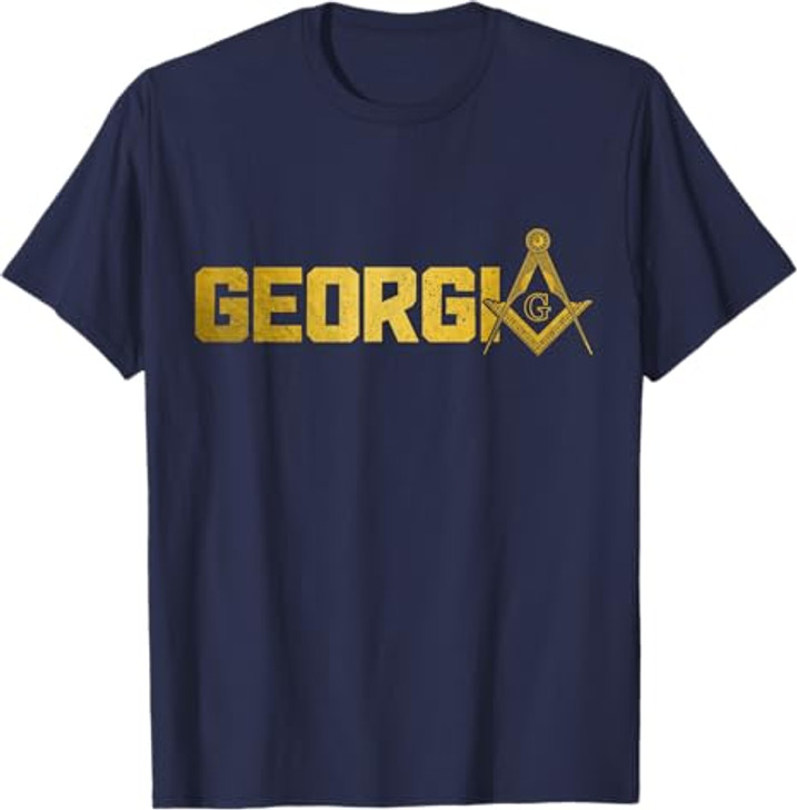 Georgia Mason Atlanta Freemason Masonic Square & Compass T-Shirt