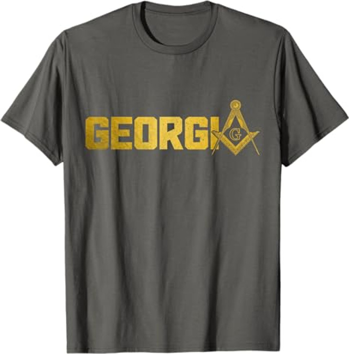 Georgia Mason Atlanta Freemason Masonic Square & Compass T-Shirt