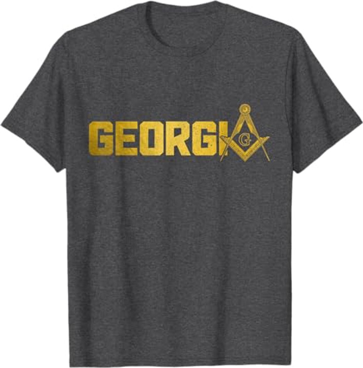 Georgia Mason Atlanta Freemason Masonic Square & Compass T-Shirt