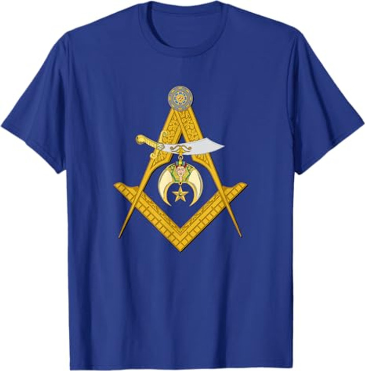 Masonic Square and Compasses Shriners Dad Father's Day T-Shirt
