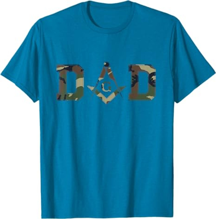 Masonic Dad, Father's Day Gift - Camo | Freemason T-Shirt