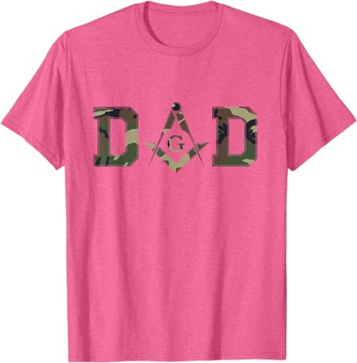 Masonic Dad, Father's Day Gift - Camo | Freemason T-Shirt
