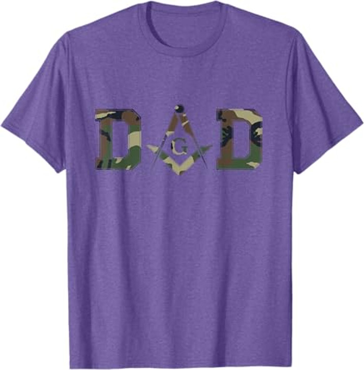 Masonic Dad, Father's Day Gift - Camo | Freemason T-Shirt