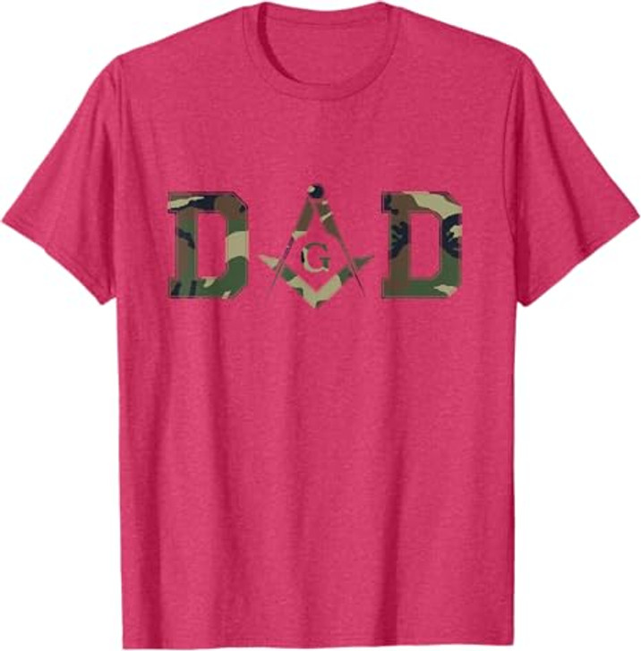 Masonic Dad, Father's Day Gift - Camo | Freemason T-Shirt