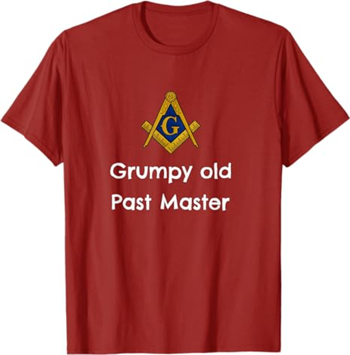 Grumpy old Past Master Funny Freemason symbol masonic lodge T-Shirt