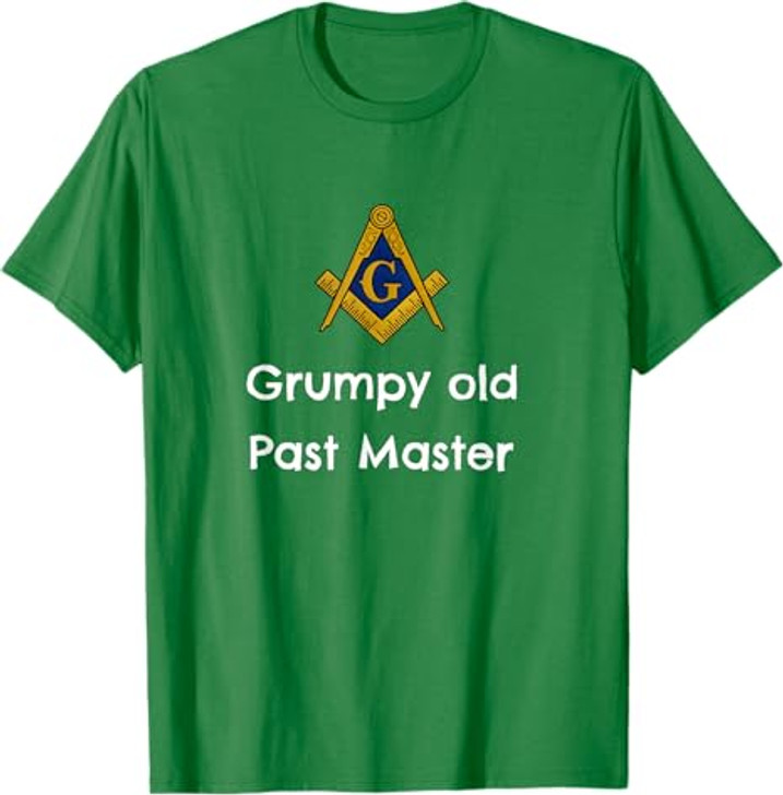 Grumpy old Past Master Funny Freemason symbol masonic lodge T-Shirt