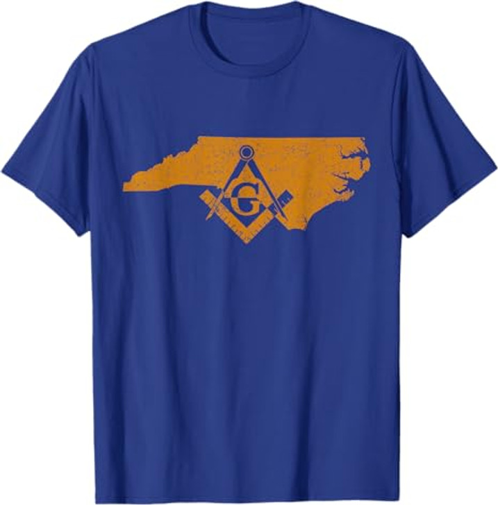 North Carolina Masons Grand Lodge Freemason Fathers Day T-Shirt