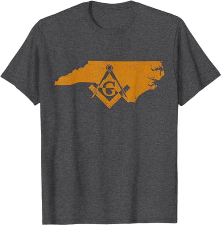 North Carolina Masons Grand Lodge Freemason Fathers Day T-Shirt