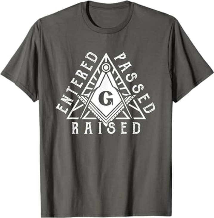 Masonic Square And Compasses Design T-Shirt
