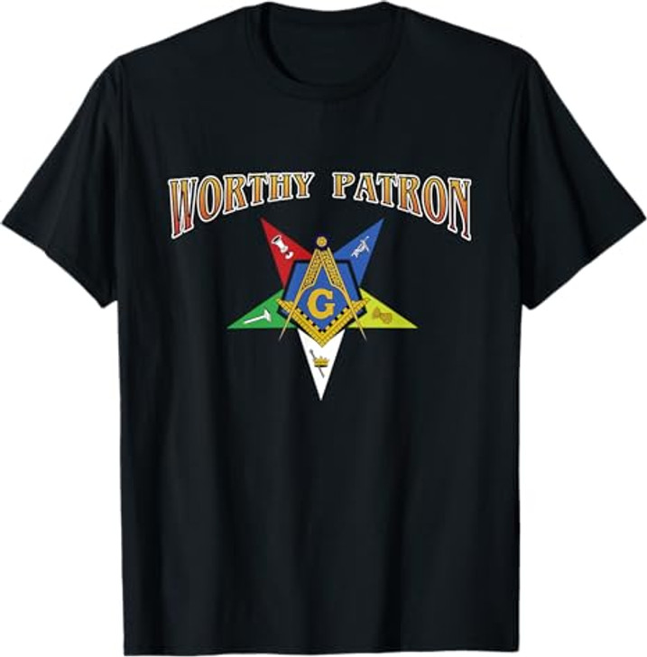 Worthy Patron Masonic OES Order Eastern Star Mason T-Shirt