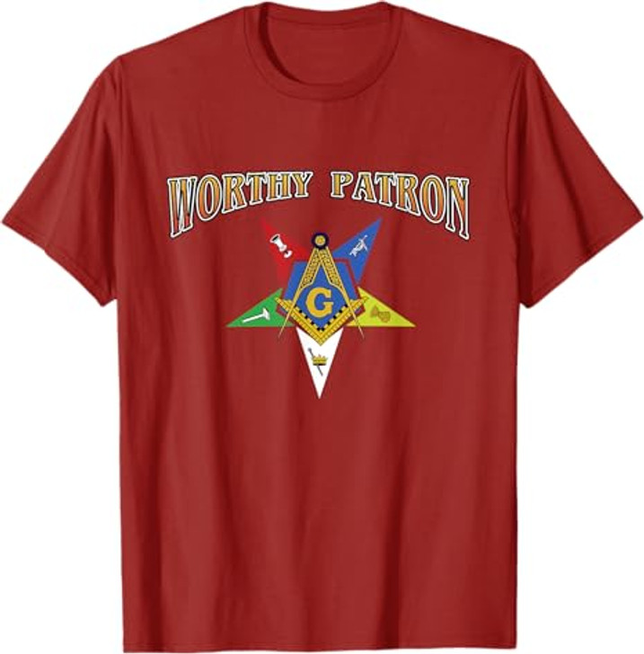 Worthy Patron Masonic OES Order Eastern Star Mason T-Shirt