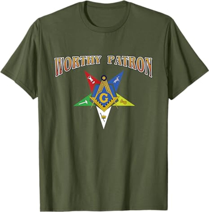 Worthy Patron Masonic OES Order Eastern Star Mason T-Shirt