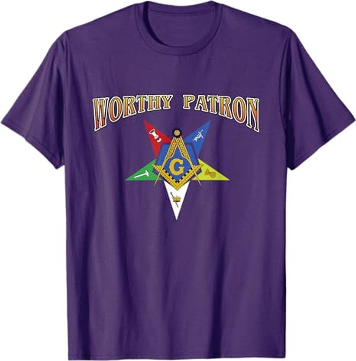 Worthy Patron Masonic OES Order Eastern Star Mason T-Shirt