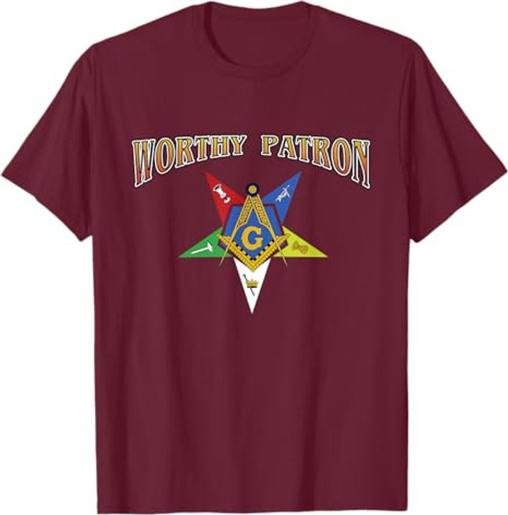 Worthy Patron Masonic OES Order Eastern Star Mason T-Shirt