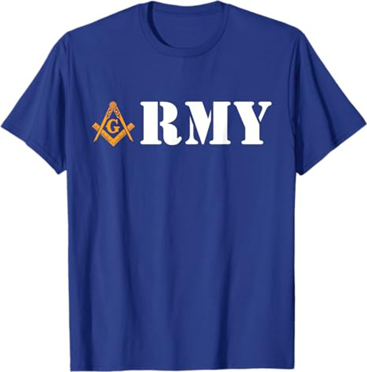 Army Masons Armed Forces Flag Day Masonic Father's Day T-Shirt