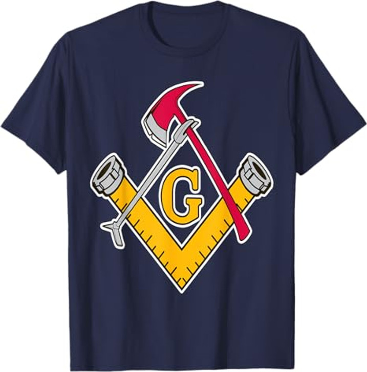 Masonic Firefighter Tools T-Shirt