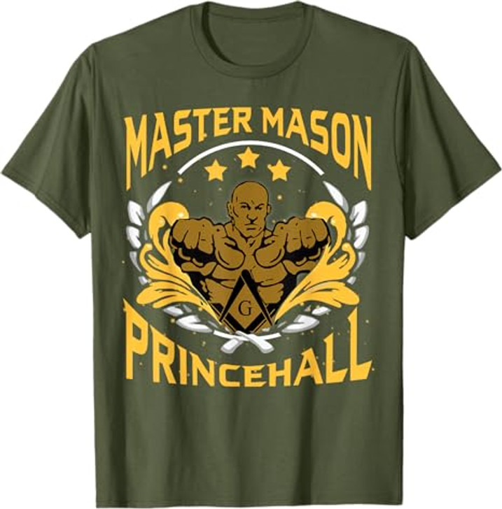Prince Hall Master Mason PHA Masonic Father's Day Freemasons T-Shirt