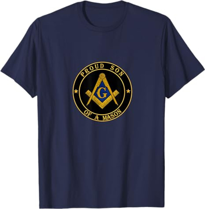 Proud son of a Mason - Freemason symbol Lewis PHA Masonic T-Shirt