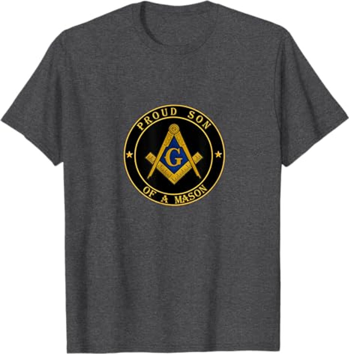 Proud son of a Mason - Freemason symbol Lewis PHA Masonic T-Shirt