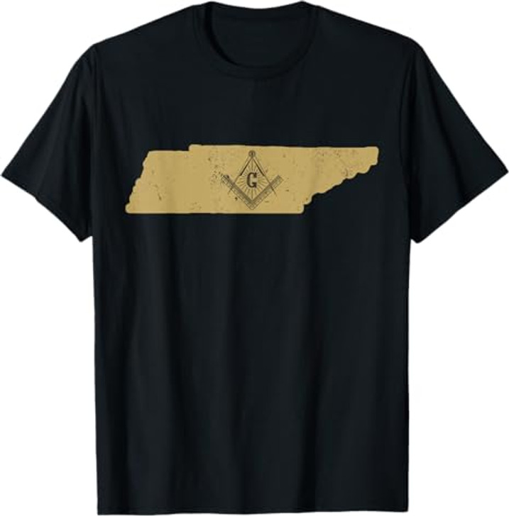 Tennessee Freemason T Shirt With Masonic Symbols