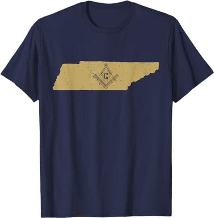 Tennessee Freemason T Shirt With Masonic Symbols