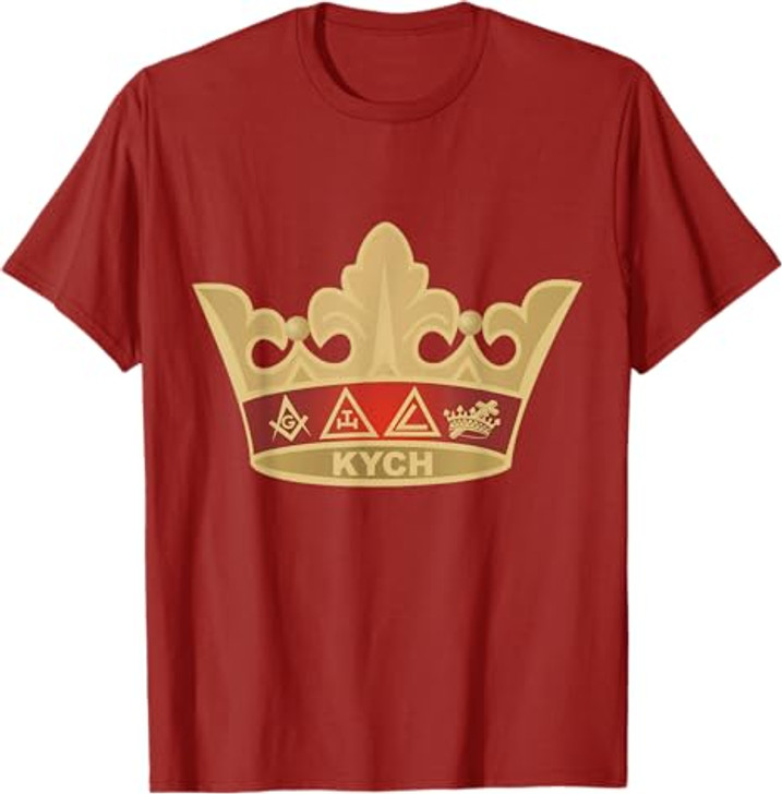 Knight York Cross Honor KYCH Masonic York Rite Mason Honour T-Shirt