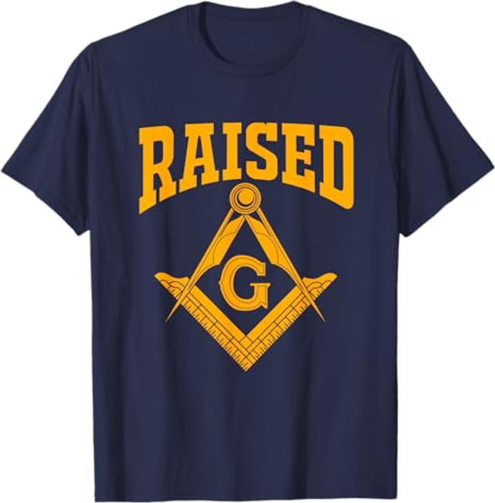 Freemason Lodge Raised Masonic Symbol T-Shirt