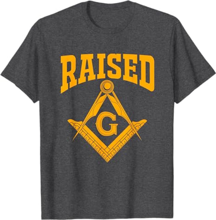 Freemason Lodge Raised Masonic Symbol T-Shirt
