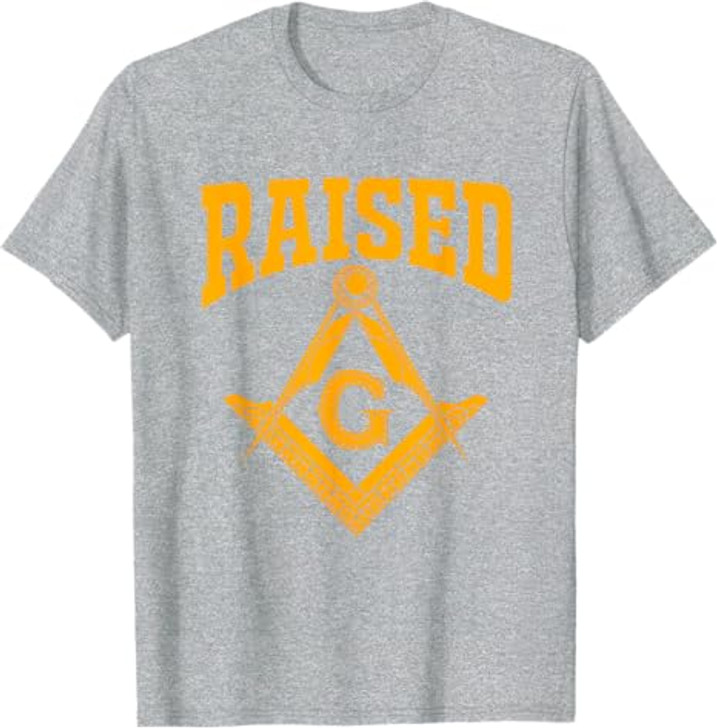 Freemason Lodge Raised Masonic Symbol T-Shirt