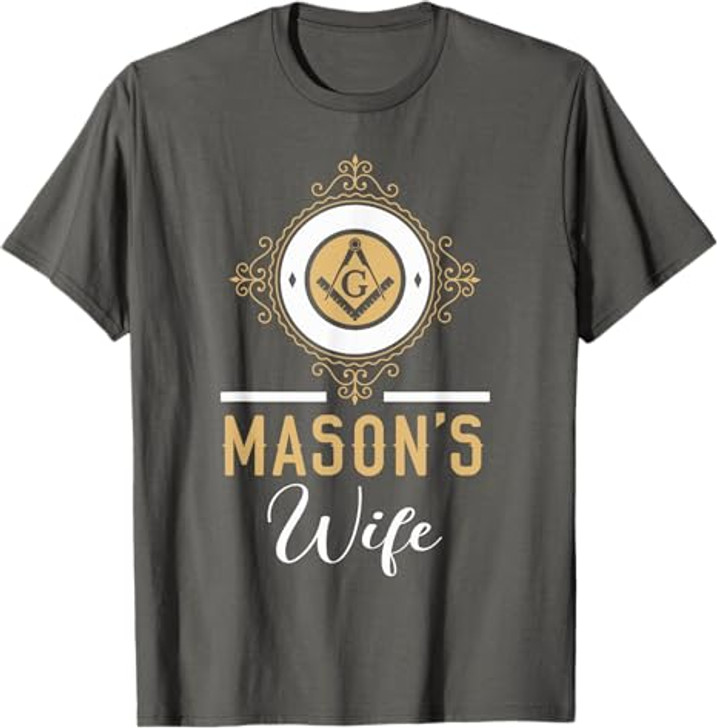 Wife Freemason Masonic Fraternal Freemasonry T-Shirt