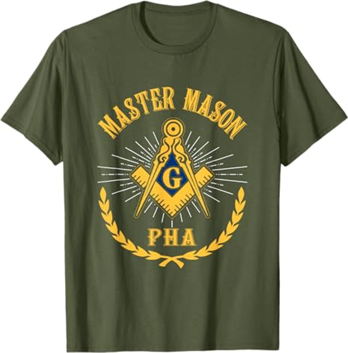 Greats Masonic Prince Hall PHA Master Mason Father's Day T-Shirt