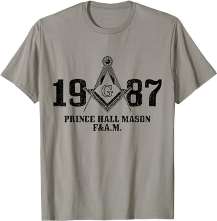 Mason Freemason Masonic Prince Hall Square & Compass Shriner T-Shirt